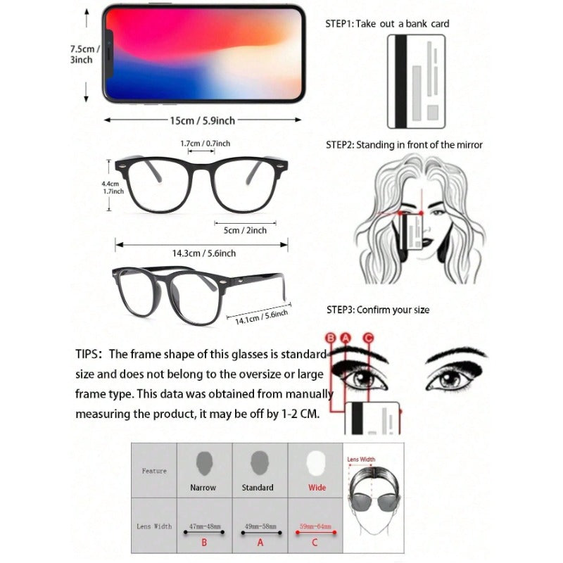Transparent Clear Lens Geometric Glasses, Vintage Neutral Frame Eyeglasses, Trendy Accessory for Street Shot, Travel and Beach Daily Wear