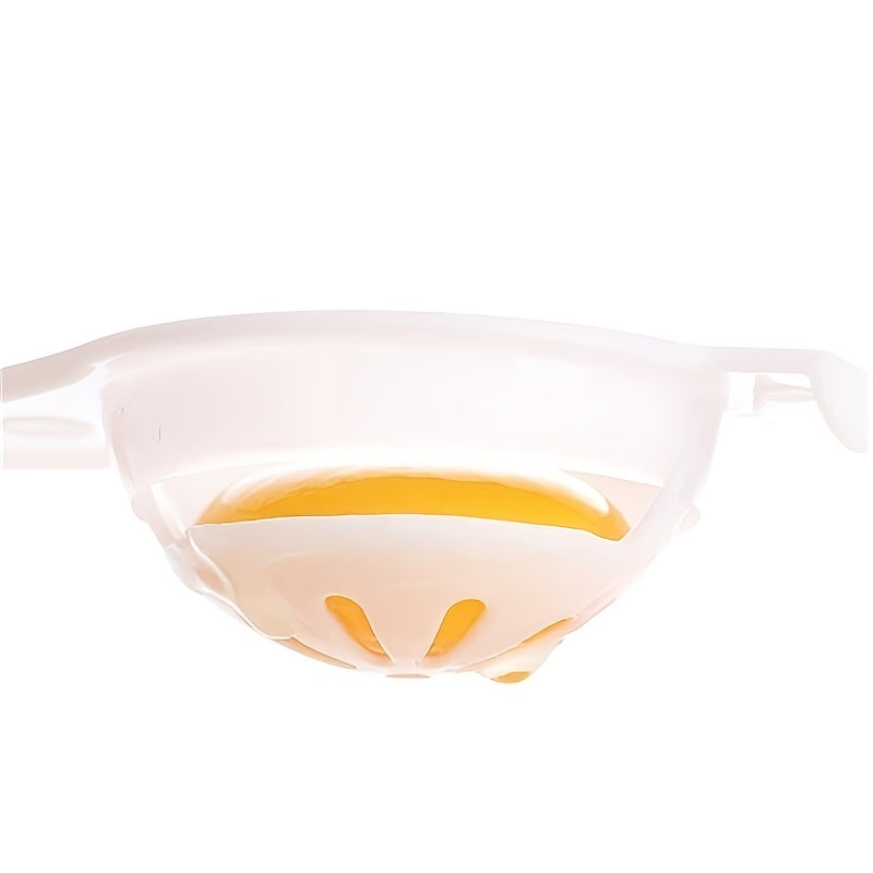 1Pc Eco-friendly Wheat Straw Egg Divider, Efficient Yolk Albumen Sieve, Handy Kitchen Accessory for Home Baking Prep