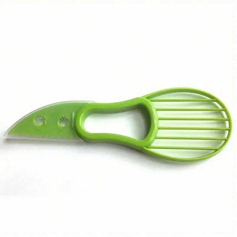 1-Piece 3-in-1 Multifunctional Avocado Cutter Slicer, Practical Gadget for Household, Camping & Outdoor Activities