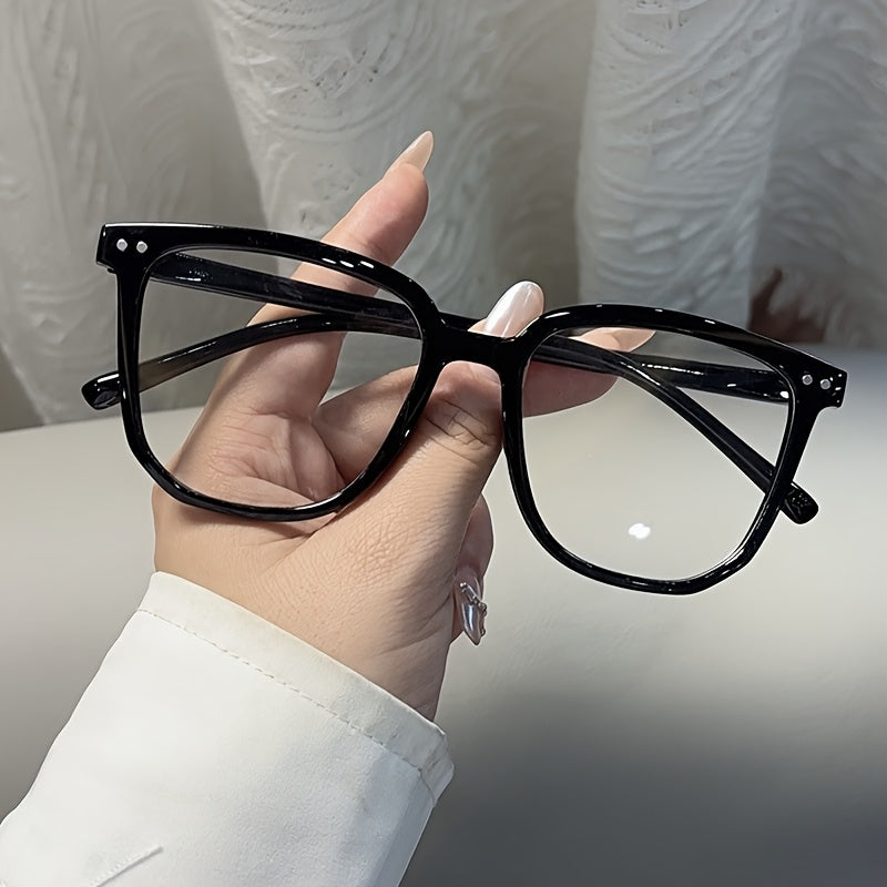 Minimalist Stylish Eyeglasses for Men and Women, Versatile Multi-Use Decorative Glasses, Perfect for Daily Relaxing Time & Workplace Outfits