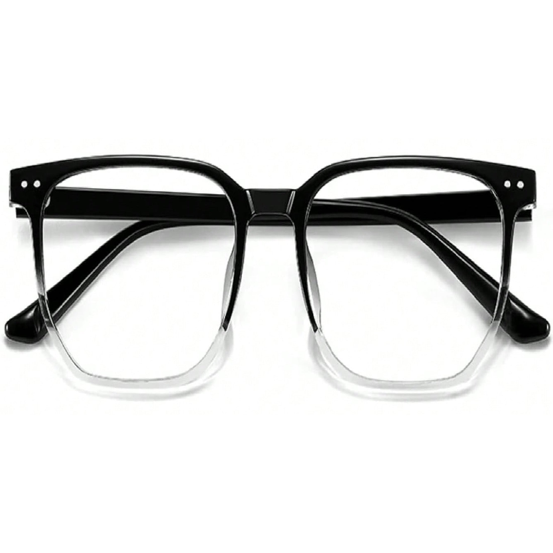 1 Pair Women’s Retro Black Small Square Plain Glasses – Face-Flattering Style for Round Faces, Timeless Chic Eyewear Design