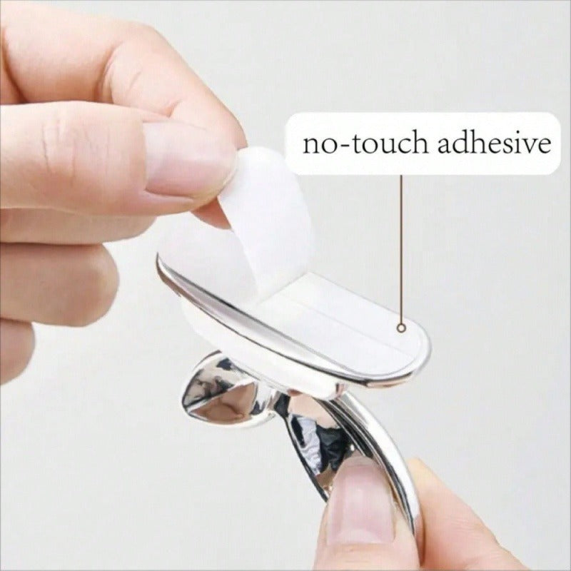Hands-Free Touchless Toilet Seat Lifting Tool, Convenient Handles for Easy Raising and Putting Down, Sanitary Bathroom Gadget with No-Tool Fast Installation, Family-Friendly Design for Cleaner, More Comfortable Daily Bathroom Use