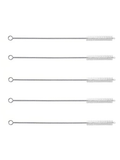 5/10pcs Long Reach Nylon Bristle Tube Brush, Flexible Straw Cleaner with Sturdy Steel Body, Perfect Tool for Removing Grime from Narrow Spaces and Bottles